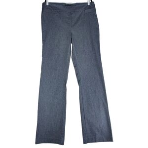 Rekucci Women's Size 16 TALL Dark Charcoal Stretch Pull-on Flared Trousers NWOT